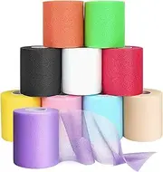 Pre-wrap Athletic Tape,2.75 Inches X 12 Yards 10 Roll Pre wrap Headbands for Hair Soccer,Foam Underwrap Sports Wrap for Ankles Wrists Hands Knees Elbows