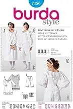 Burda Ladies Sewing Pattern 7156 Historic Undergarments Costume