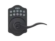 Amazon Basics Electronic Keypad Entry Lever Door Lock 1 Carton, 5.08 x 3