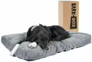BarkBox Gel Memory Foam Dog Bed Grey XL