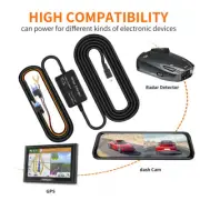 Dash Cam Hardwire Kit Mini Micro USB Type C Hard Wire Kit 10ft For Car DVR Cam