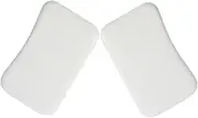 2pcs Smooth Jade Gua Sha Tool Muscle Scraper for Face Body Gentle Massage Stone for Skin Health Spa Relaxation