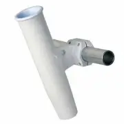 C.E. Smith Aluminum Horizontal Clamp-On Rod Holder 1.66" OD - White Powder Co...