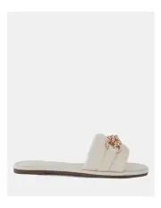 [Novo Shoes] Sahera Slides in Cream