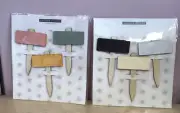 Lot Of 12 GARDEN STAKES DIY your way! 4 Packs of 3 NEW 2 Color Schemes