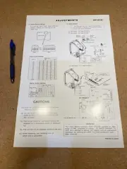 Nintendo Arm Wrestling Back Door Sheet CHV1-UP Arcade