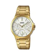 Casio LTP-V300G-7A Standard Analog Gold Tone Stainless Steel Band Ladies' Watch