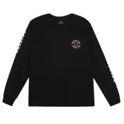 Brixton Men's L/S Shirt CREST - Black/Cream - Small - NWT - LAST ONE LEFT