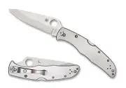 Spyderco Endura 4 Folding Knife C10P PlainEdge VG10 Blade Stainless Steel Handle