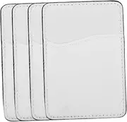 ZUNOXAZ 4pcs Phone Card Holder Adhesive Wallet Case for Cell Phones Easy to Use from Scratches Quick Setup Compatible with Multiple Models Creative Design for