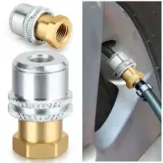 (2-4pc) Lock on Air Chuck 1/4" FNPT Heavy Duty Std Bore Closed Flow Brass Tire
