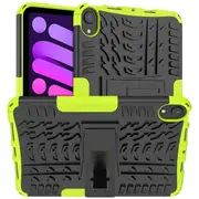 For Apple iPad Mini 7 8.3" 2024 /Mini 6 Case, 6th Generation Cover 8.3 2021 Kickstand Shockproof Heavy Duty Tough Protective Rugged Cover (Green)