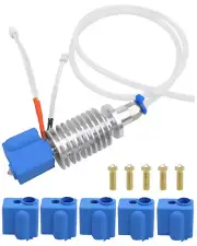"3D Printer Extruder Hotend Kit for Anycubic Kobra Max - Assembled Hotend, 5 Sil