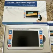 Eyoyo 5'' Handheld Digital Portable Magnifier View Far Near Voice Reading Aids
