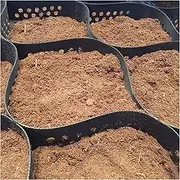 Gravel Grid Hill Hose Paddock Mud Control Geogrid Heavy Duty Ground Grid Gravel Road Grass Concrete Stabilization Retaining Wall Mesh 2" Thick Durable Honeycomb Design