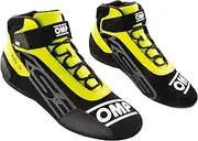 OMP KS-3 Shoes Black and Flo Yellow Size 40