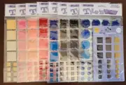 9 Packs Mosaic Tile Stickers 4 Paper Crafting Embellishments Circle & Square #21