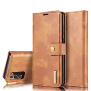 DG.Ming Samsung Galaxy Note 20 Detachable Wallet Case Cover Note20 [Brown]