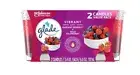 Glade Scented Glass Candle, Radiant Berries & Wild Raspberry, (2) 3.4 Oz Candles