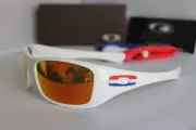 New Oakley Hijinx Holland Netherlands Flag White/Fire Sunglasses World Cup