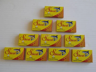 50 SHARK Super Stainless Double Edge Razor Blades