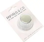 Papyrus Mini Foil Baking Cup 50-Pieces, 35 mm Size, Silver