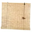 Reed Roller Blinds Shades, Vertical Lifting and Breathable Waterproof Design,