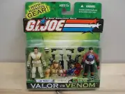 NEW SEALED DUAL PACK 2004 GI JOE VALOR VS VENOM DUSTY & ZARTAN ACTION FIGURES