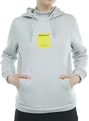 [アドミラル] ADLA389 Women's Sweater, Back Logo, Lightweight Fleece Hoodie