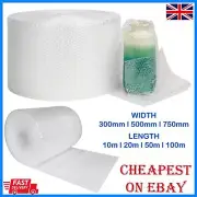 SMALL BUBBLE WRAP - 300mm 500mm 750mm ROLLS x 10m 20m 50m 100m MOVING PACKING