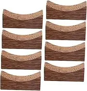 BESTYASH 8Pcs Wooden Chopstick Rest Japanese Style Tableware Holder for Spoons Forks Utensils Dishwasher Safe Elevates Dining Experience Prevents Offs