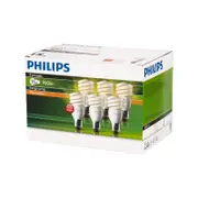 Philips Spiral E27 CFL 950Lm Warm White 15W Globe - 6 Pack