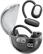 Over Ear Wireless Earbuds - Lightweight Headset for Study - Lightweight Wireless Open Ear Headphones, Waterproof for Cycling, Running, Workout