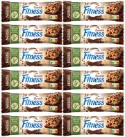 12 NESTLE FITNESS Chocolate Flavor Wholegrain Healthy Cereal Bars 23.5g 0.82oz