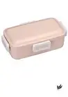 Skater Antibacterial Softly Serving Dome-Shaped Lid Lunch Box 530ml Dull Pink