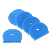 Key Cap Cover, 5 Pack Semicircle Key Identifier Tags, Blue