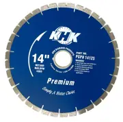 14" Blade Cut Concrete Bricks Stone Masonry Ceramic Tile Diamond Saw 2.36" Arbor