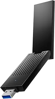 Cudy BE6500 Tri-Band Wi-Fi 7 Wireless USB 3.0 Adapter WU6500 WiFi Adapter for Desktop PC, Supports Windows 11/10, High Gain Antennas, 6GHz, 4K-QAM, 160MHz, WPA3