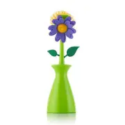 Wtempo Washing Pot Artifact Pot Brush Washing Pot Brush Long Handle Pot Brush with Handle Kitchen Cleaning Brush green 25*7cm