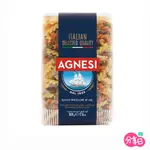 【義大利AGNESI】 義大利彩色螺旋麵 500G 原裝進口 杜蘭小麥 天然原料 脫水番茄粉 脫水菠菜粉 分享日