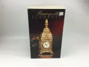 Baroque Elements Gold Clock With Secret Compartment Inside 14.5" Height New