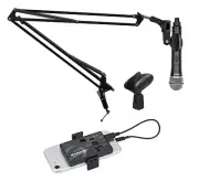 Samson Go Mic Mobile Wireless ASMR Recording Streaming Kit w/Microphone+Boom