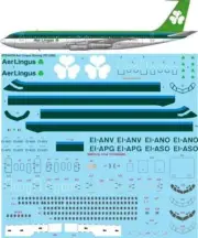 26Decals 1/144 Boeing 707 - Aer Lingus decals