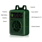 Electric Ultrasonic Anti-Barking Dog Training Device USB Charging Barking Stop