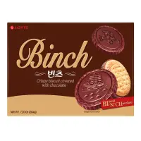 在飛比找momo購物網優惠-【Lotte 樂天】BINCH巧克力餅乾204g