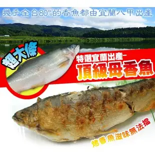 築地一番鮮 【買一送一】宜蘭特選巨無霸XXL爆卵香魚1盒(920g/盒,加贈1盒共2盒)