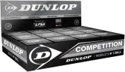 DUNLOP Competition Squash Balls (12 Ball Box) Size Name:One Size Colour Name:...