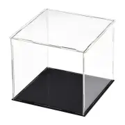 Acrylic Display Case Box Transparent Dustproof Showcase 9.8x9.8x9.8 Inch