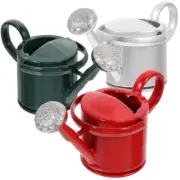 3 Pcs Mini Kettle Watering Can Kids Pretend Play Miniature Child