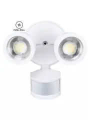LED Security Light, Motion Sensoring, Dusk to Dawn, 30��-80�� Beam Angle